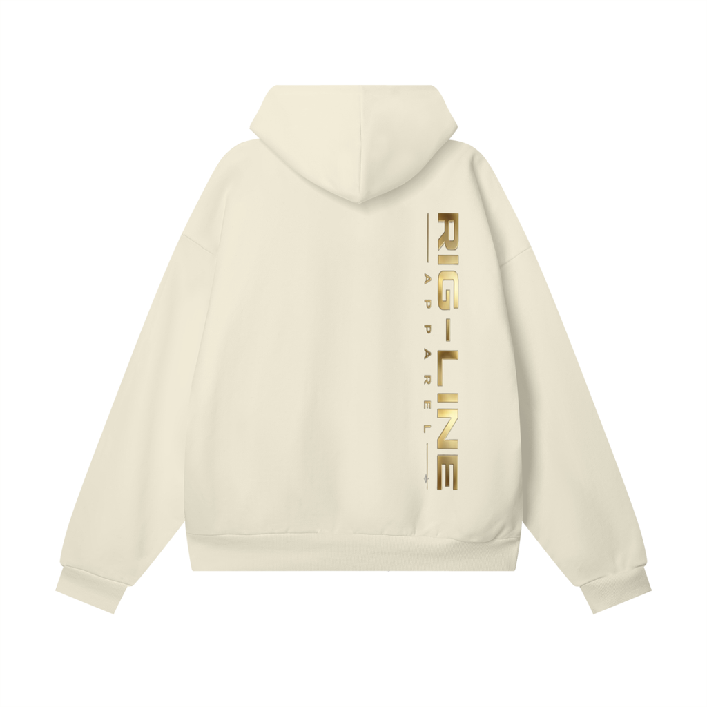 NEW Rig Line Apparel Gold Heavyweight Hidden Pocket Hoodie
