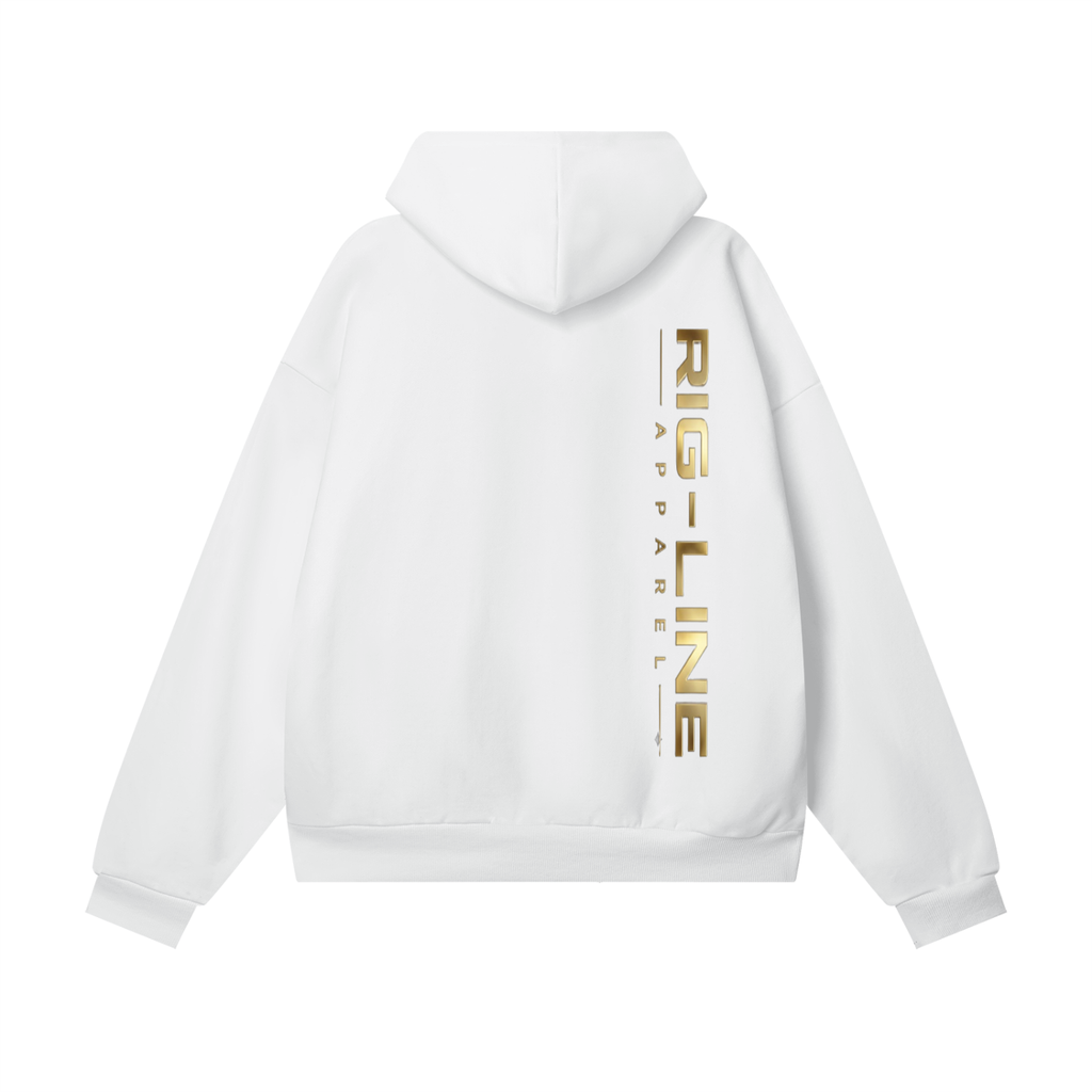 NEW Rig Line Apparel Gold Heavyweight Hidden Pocket Hoodie