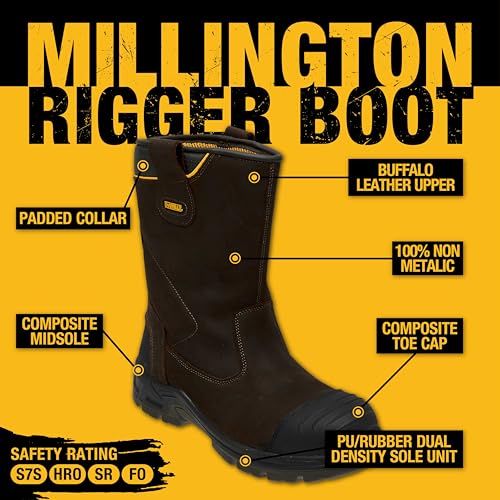 VERY COMFY DEWALT Mens Millington Waterproof Composite Toe Work