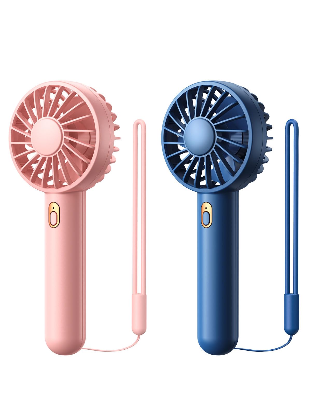 2 Pack Mini Portable Handheld Fan, For them Hot Summer Days!!! Rechargeable and Durable.