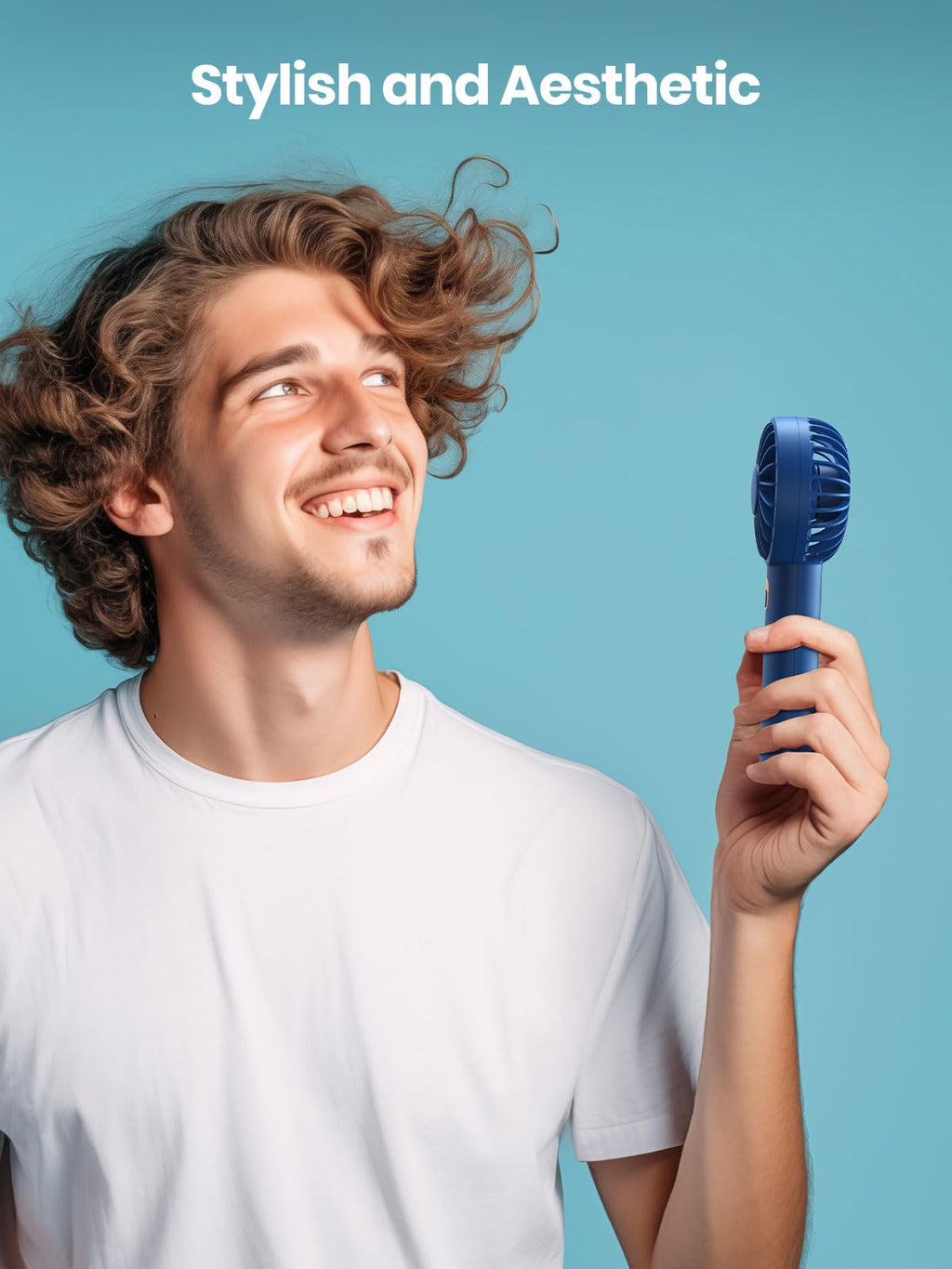 2 Pack Mini Portable Handheld Fan, For them Hot Summer Days!!! Rechargeable and Durable.