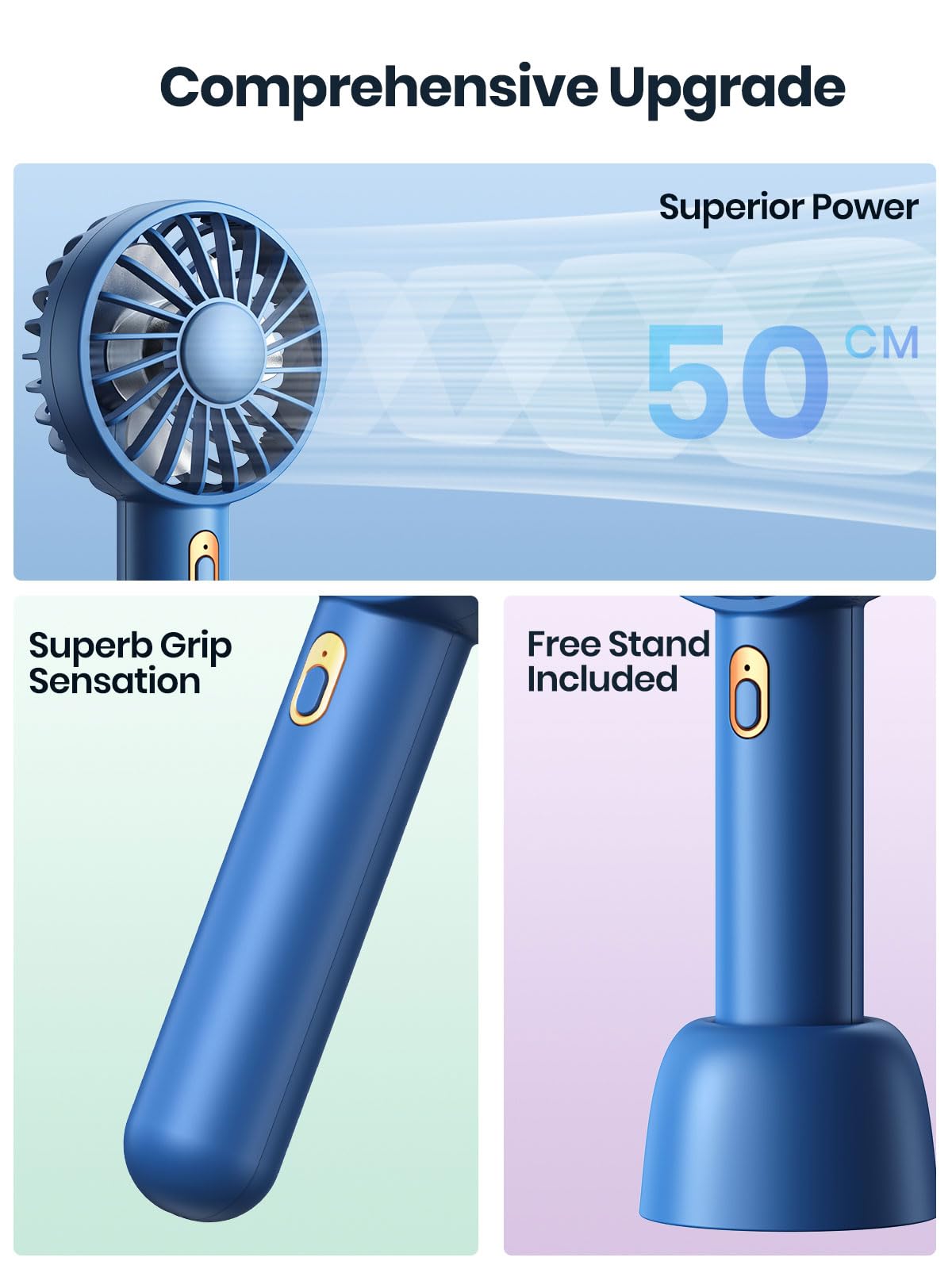 2 Pack Mini Portable Handheld Fan, For them Hot Summer Days!!! Rechargeable and Durable.