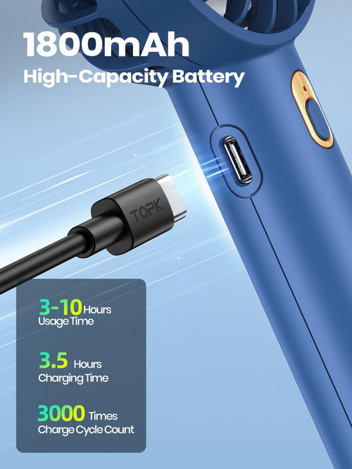 2 Pack Mini Portable Handheld Fan, For them Hot Summer Days!!! Rechargeable and Durable.