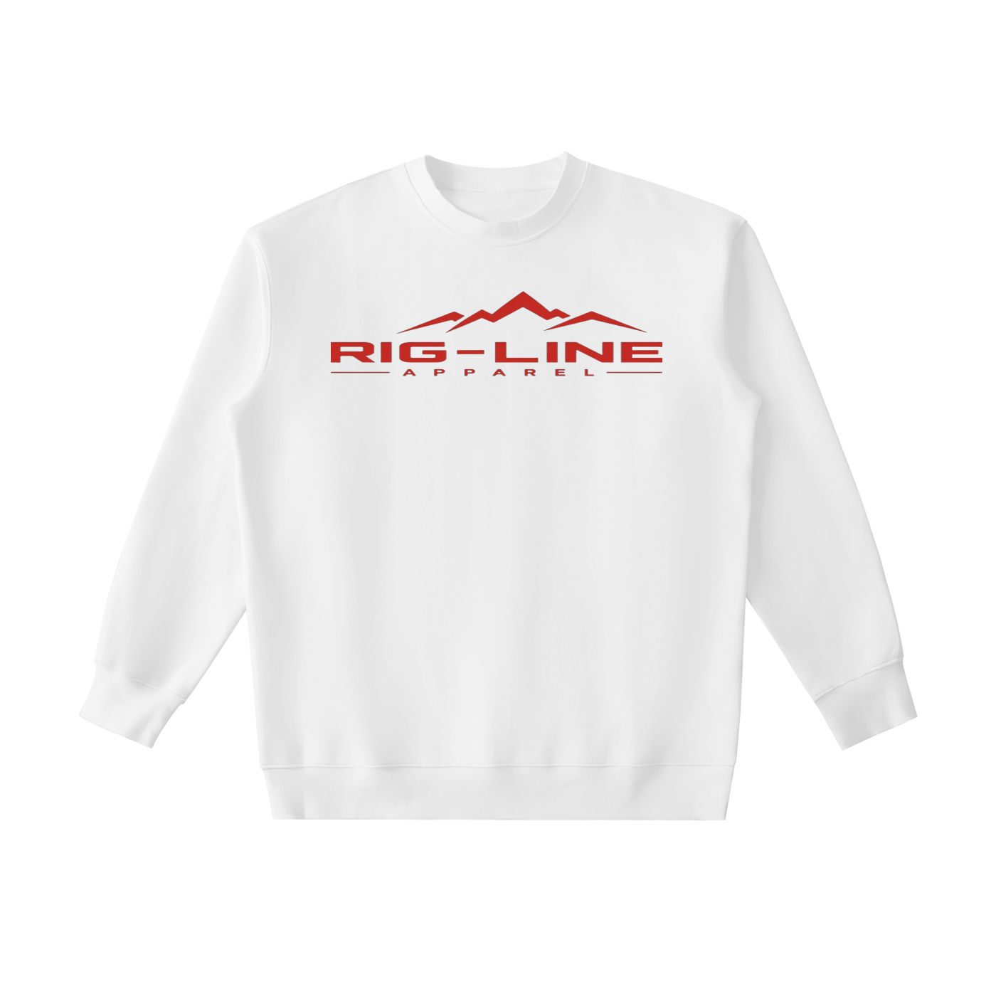 NEW Rig Line Apparel Red Edition Heavyweight Crewneck Sweatshirt