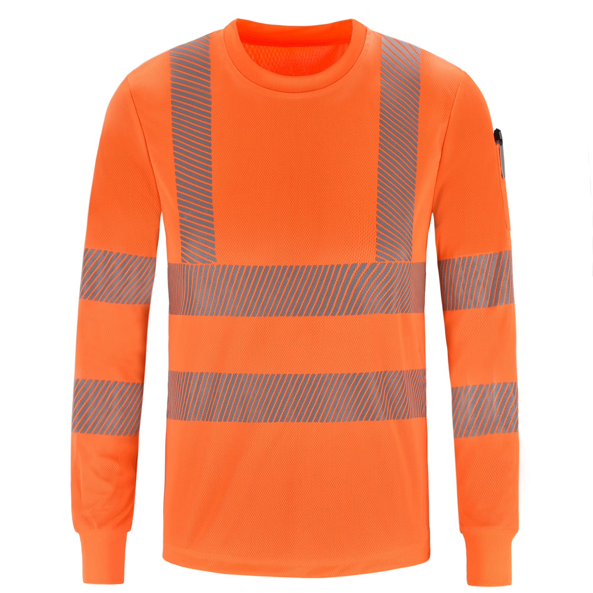 AYKRM 5 Color hi vis t Shirts High Viz Visibility Short Sleeve Safety Work Reflective Polo T Shirt(XS-8XL)