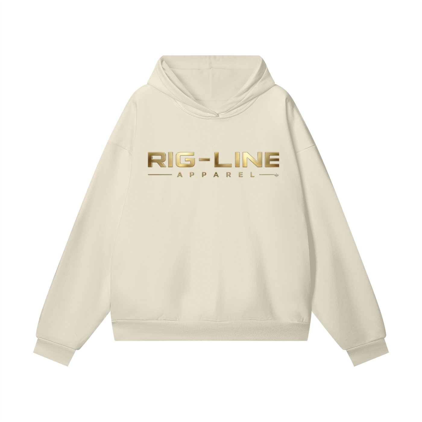 NEW Rig Line Apparel Gold Heavyweight Hidden Pocket Hoodie