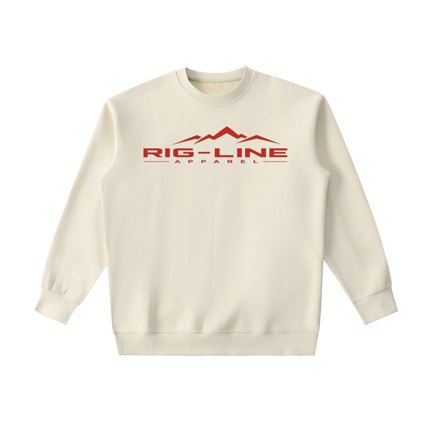 NEW Rig Line Apparel Red Edition Heavyweight Crewneck Sweatshirt