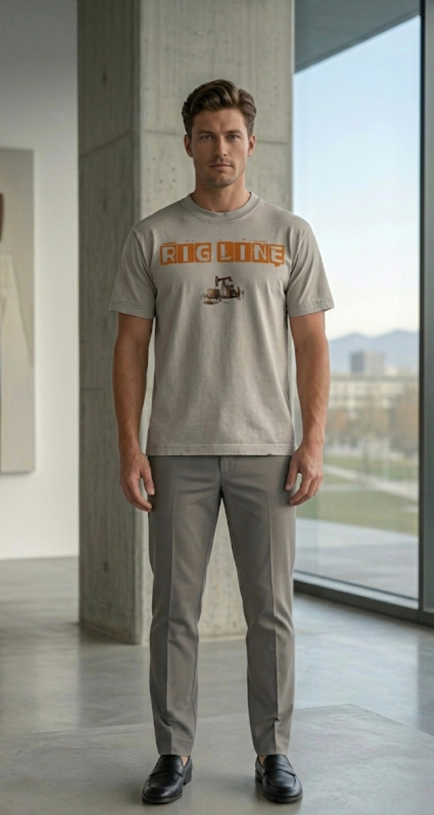 OUTBACK Edition RLA Heavyweight Vintage Washed Frayed T-Shirt