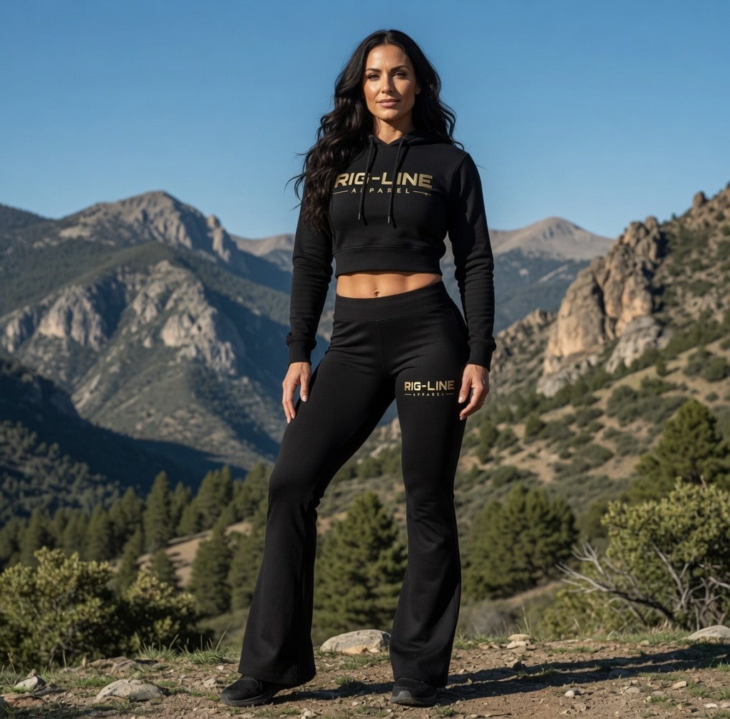 Women's Slim-Fit Rig Line Apparel Flared Sweatpants