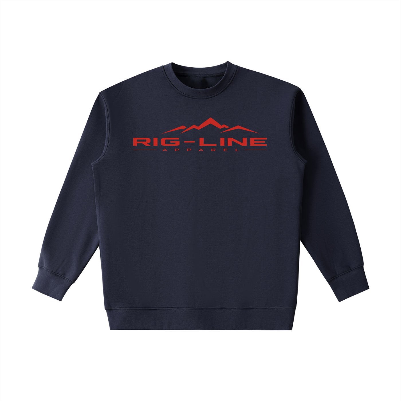 NEW Rig Line Apparel Red Edition Heavyweight Crewneck Sweatshirt
