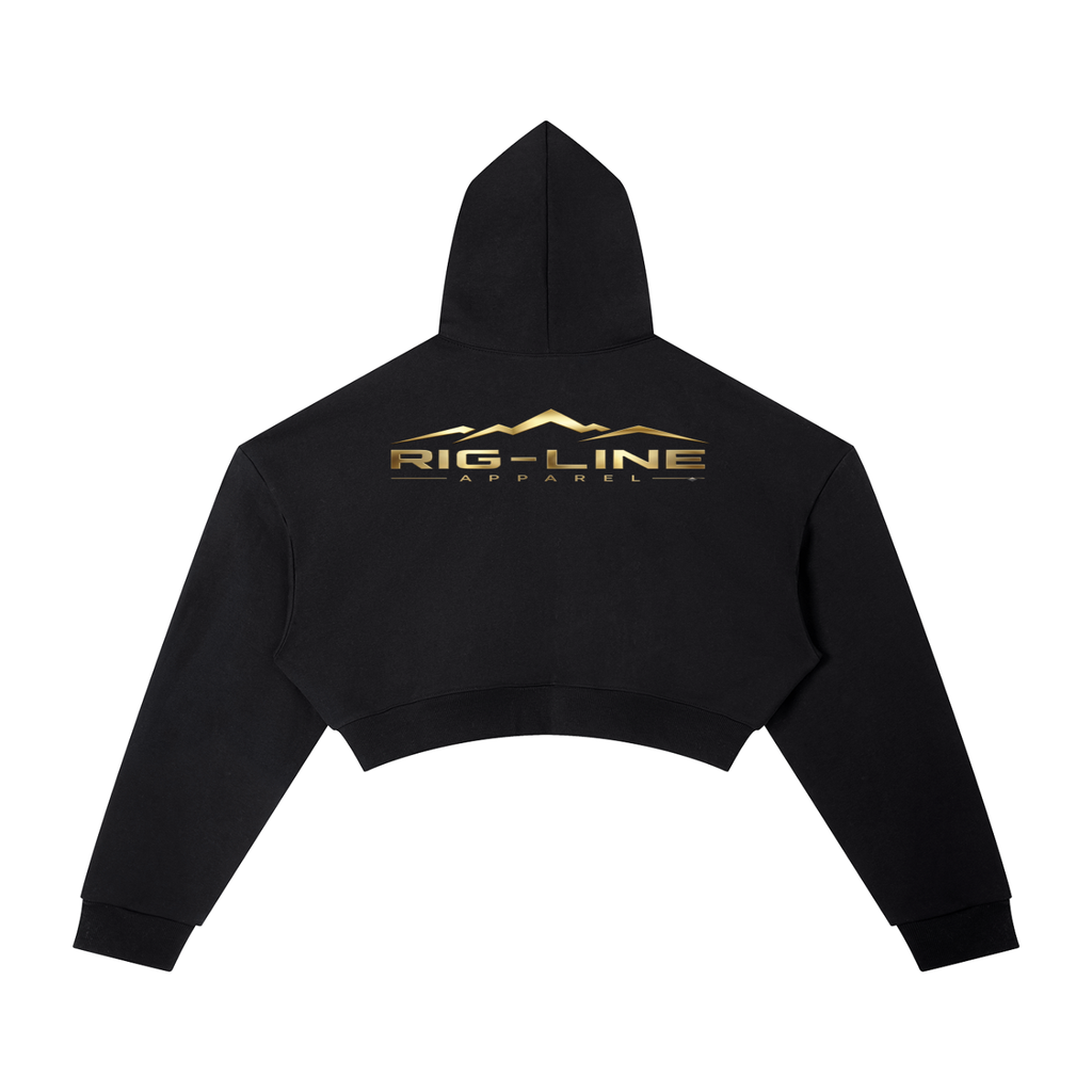 Rig Line Apparel Womens Cropped Hoodie